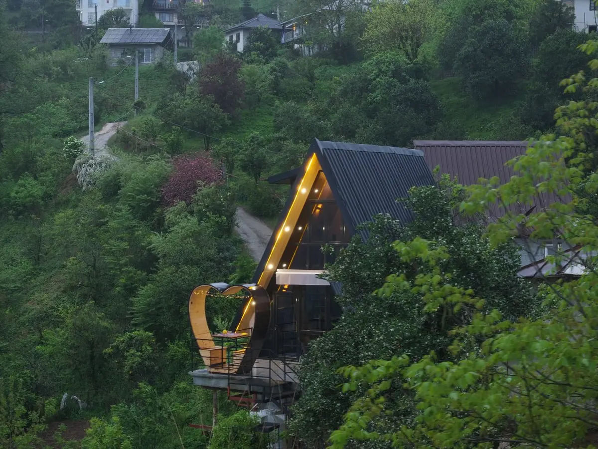 کلبه یک خوابه جکوزی دار تیران