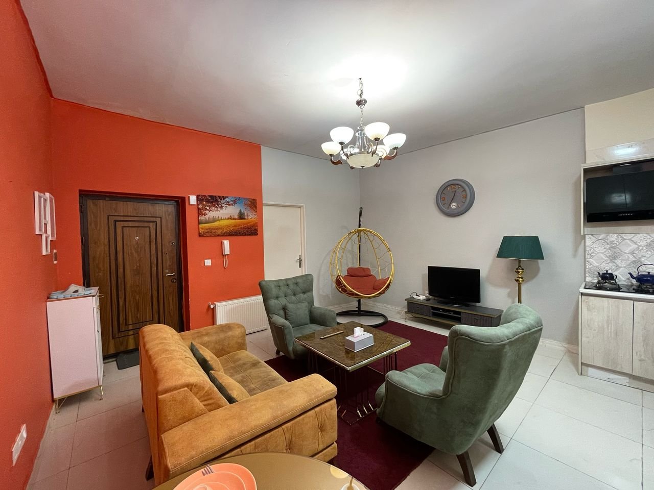 آپارتمان یک خوابه باغ قصر تهران 2