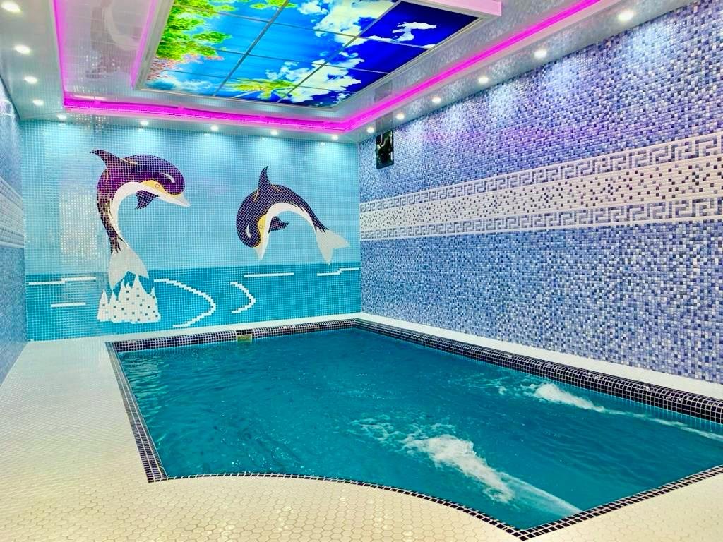 ویلا دوخوابه دوبلکس استخردار آبگرم گل‌مریم