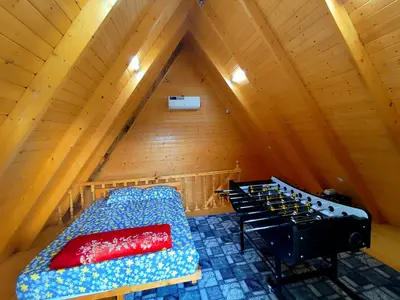 کلبه یک خوابه جکوزی دار پاپلی