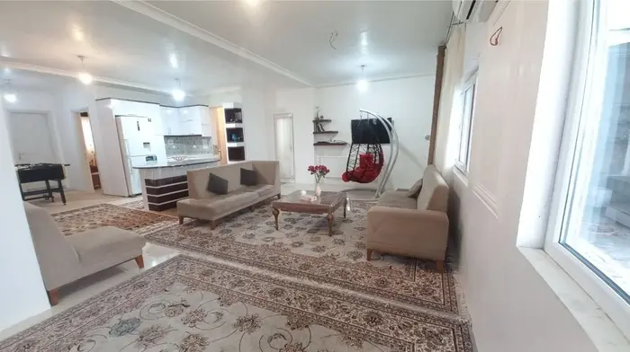 ویلا دوخوابه جنگلی جکوزی دار آرام - نشیمن