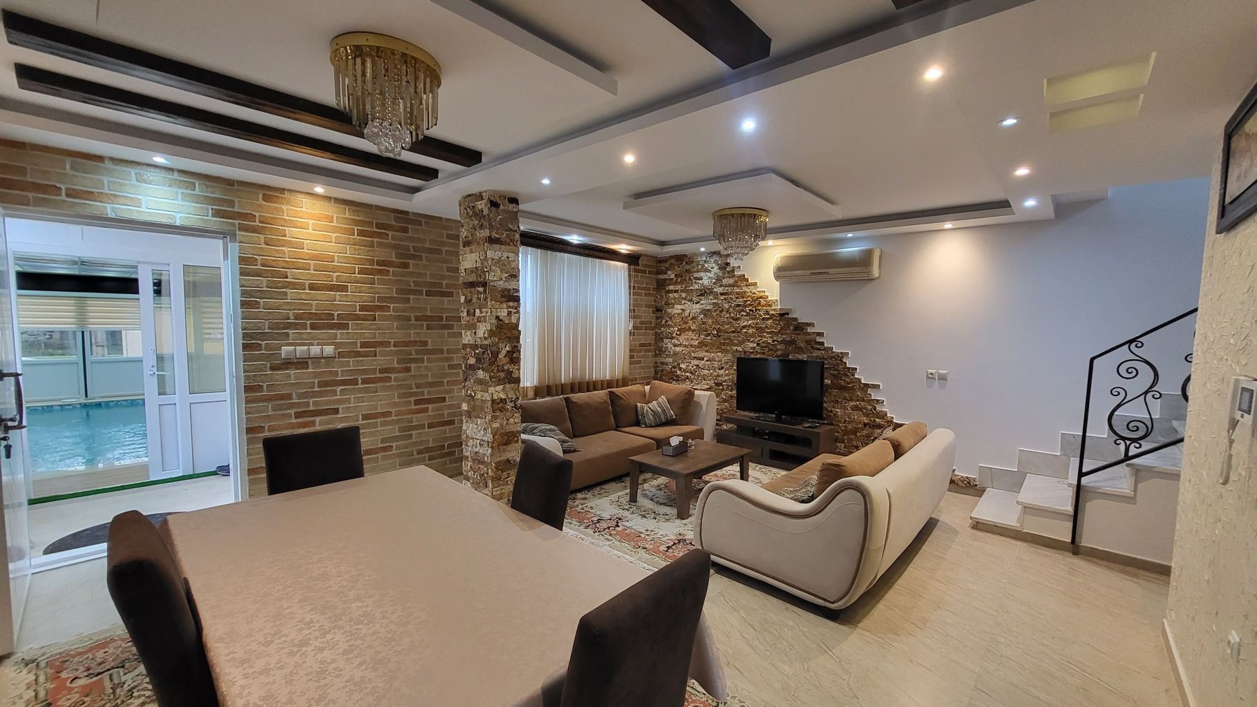 دوخوابه ساحلی استخردار آبگرم سوفی