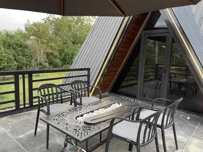 کلبه دوخوابه سوئیسی چوبی ژیمون