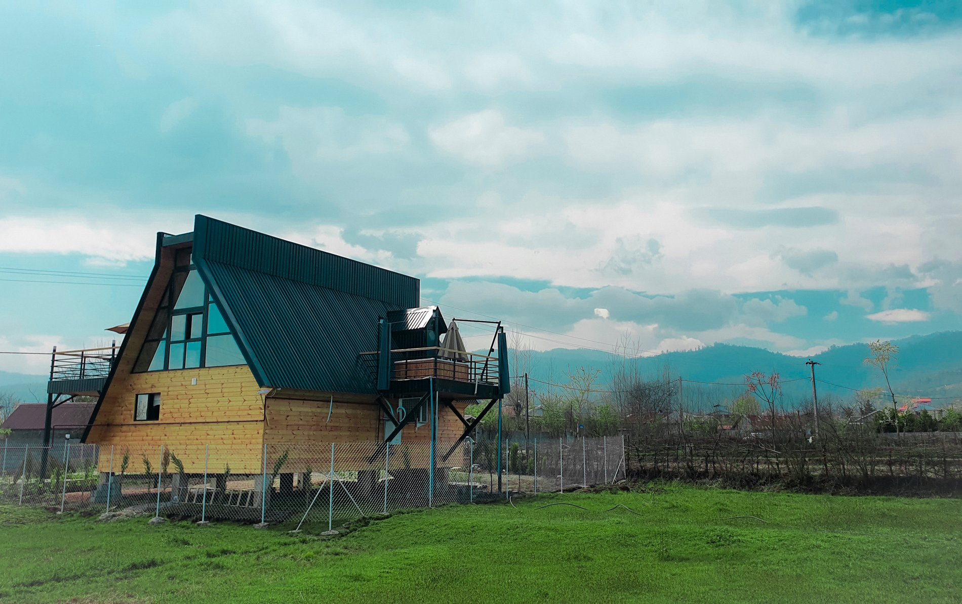 کلبه دوخوابه جکوزی دار چوبی دارسو پلاس