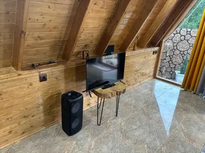 کلبه یک خوابه سوئیسی استخردار آبگرم تیدا