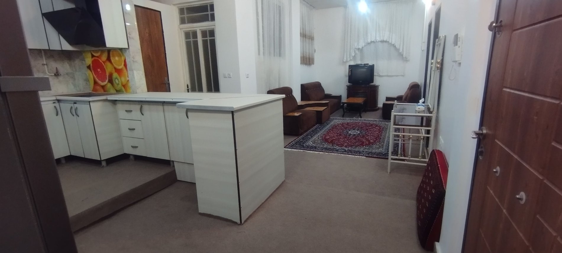 آپارتمان دوخوابه حضرتی - پذیرایی