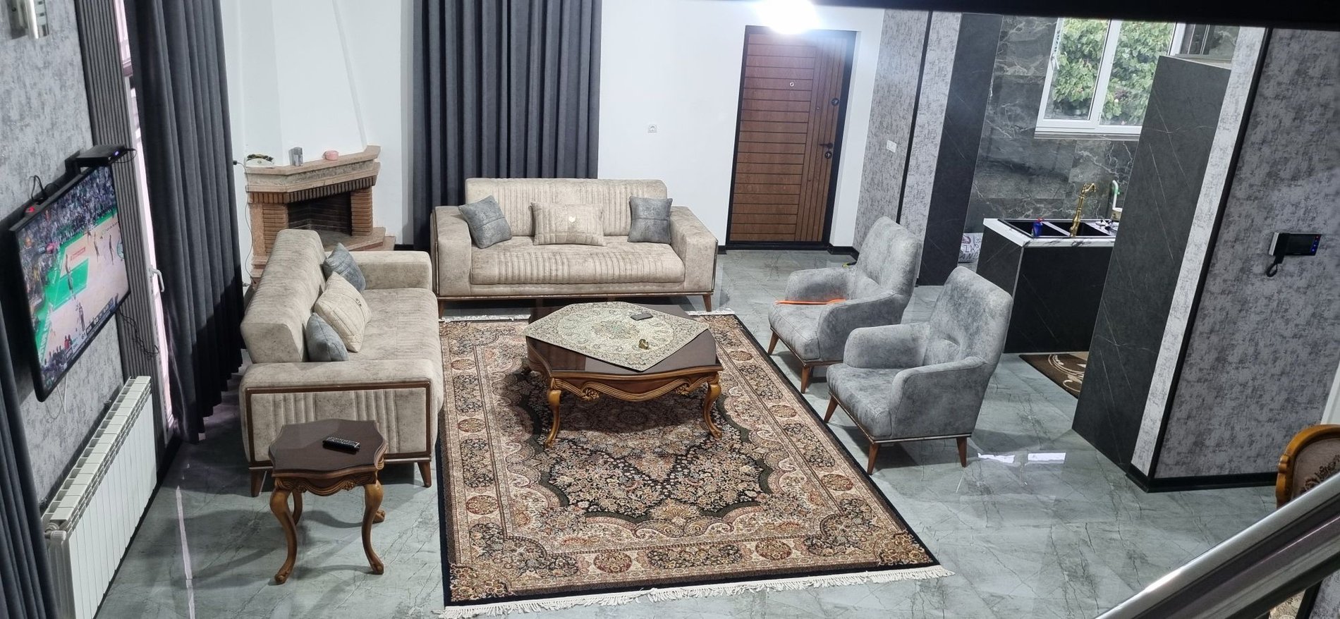 ویلا سه خوابه استخردار عمارت گل رز