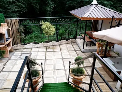 کلبه یک خوابه  جکوزی دار بیشه