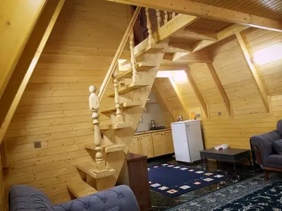 کلبه یک خوابه  جکوزی دار بیشه