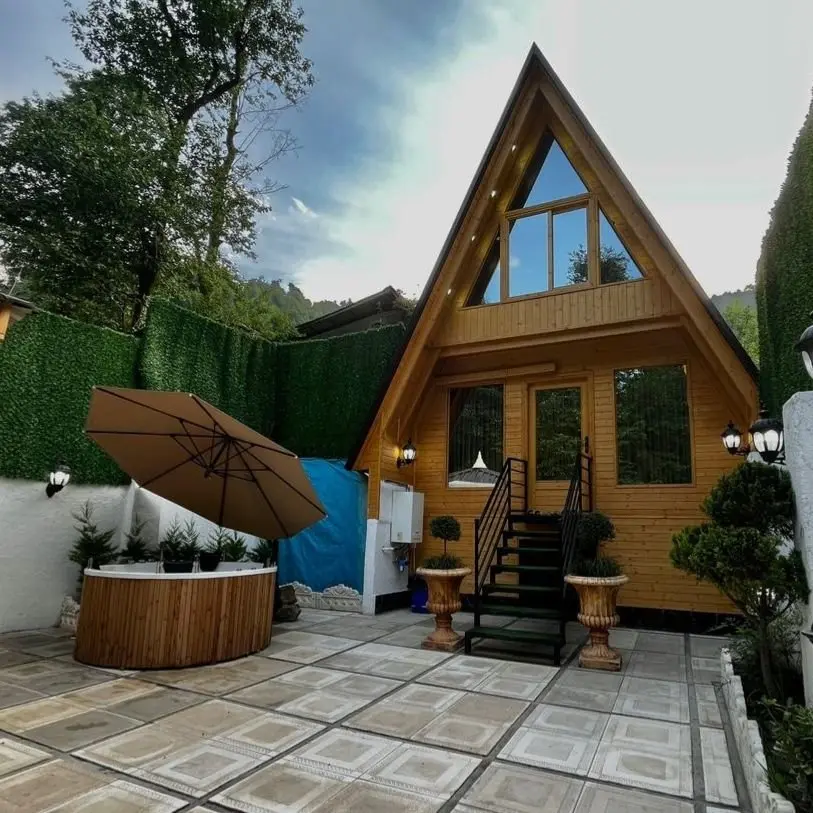 کلبه دوخوابه جکوزی دار آیِش