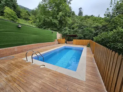 ویلا دوخوابه جنگلی استخردار آبگرم ولنگا