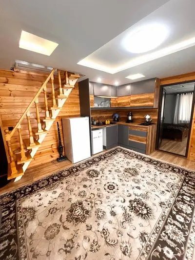 کلبه دوخوابه سوئیسی جکوزی دار پس ویشه