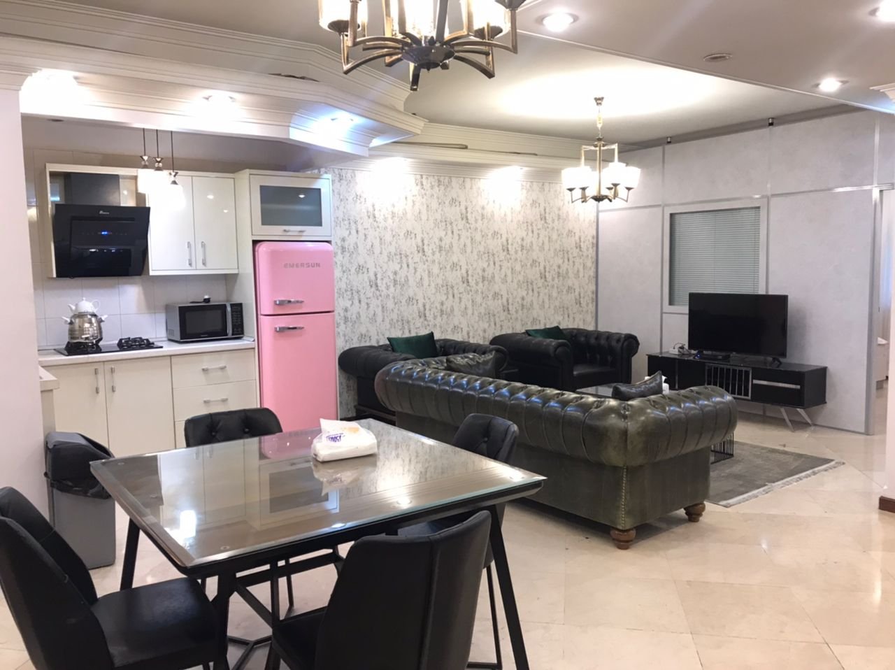 آپارتمان دوخوابه پاسداران واحد ۲