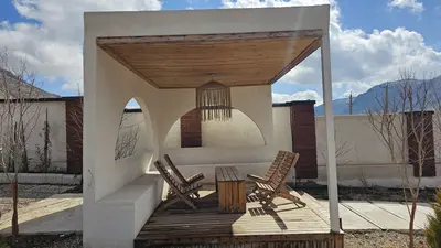 کلبه دوخوابه استخردار آبگرم دهکده 4