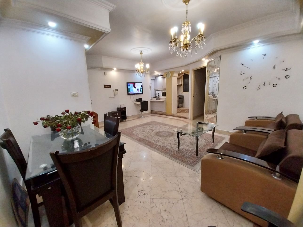 آپارتمان یک خوابه تیام 3 پاسداران