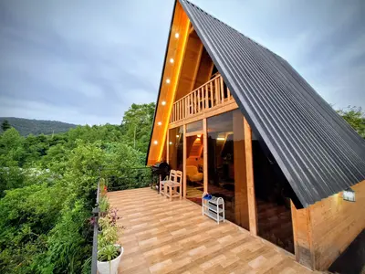 کلبه یک خوابه جنگلی سوئیسی فرحان