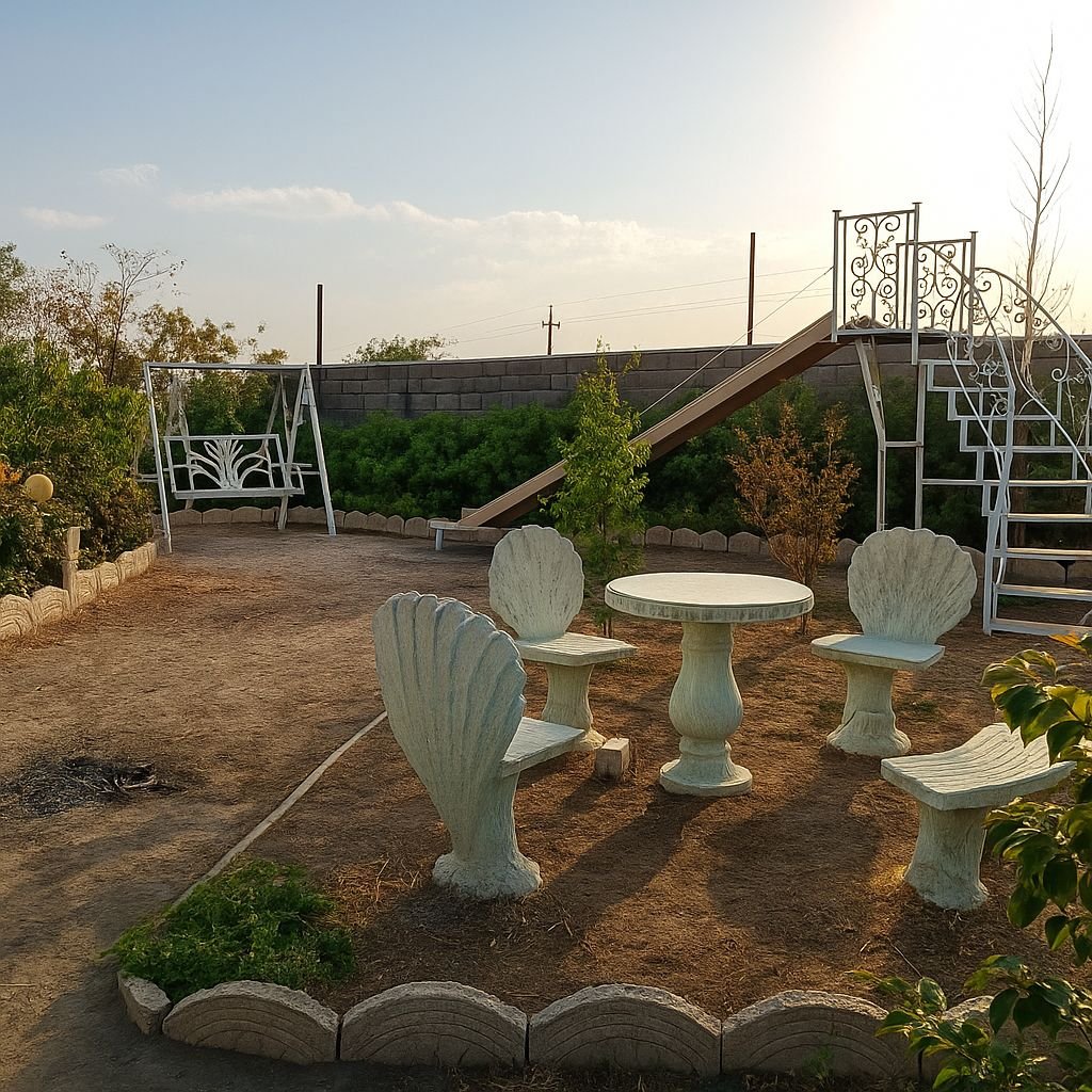 مهرکده-خانه باغ ویلایی دوخوابه 1200متری عظیمی