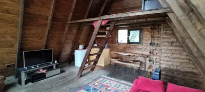 کلبه یک خوابه سوئیسی سرزمین سبز