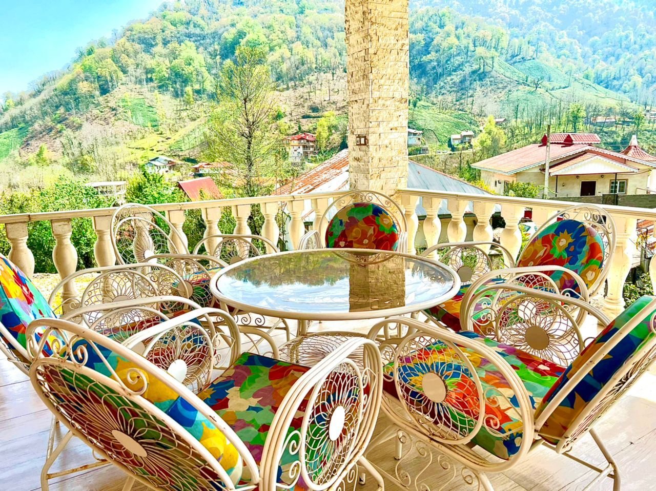 ویلا سه خوابه باغ منظره