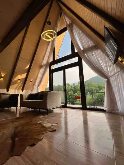 کلبه دوخوابه جنگلی تیته