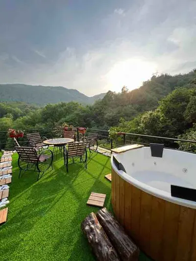 کلبه دوخوابه جنگلی تیته