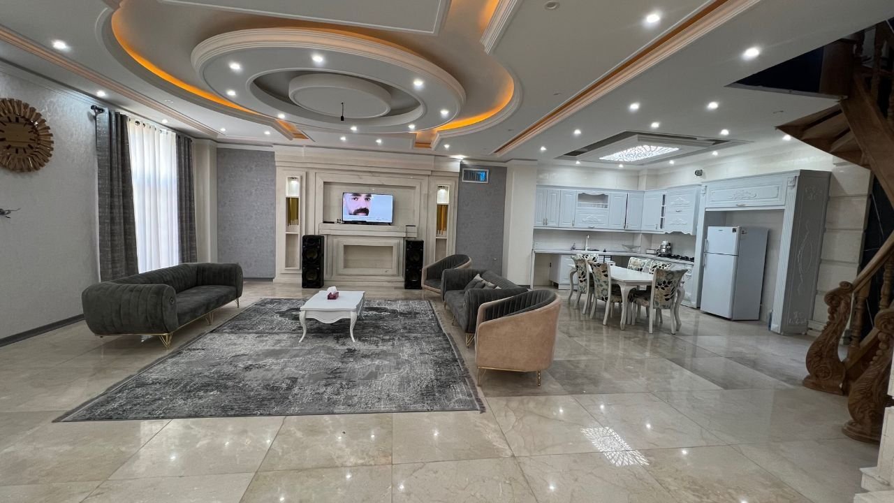 ویلا چهارخوابه استخردار آبگرم عمارت آبشار