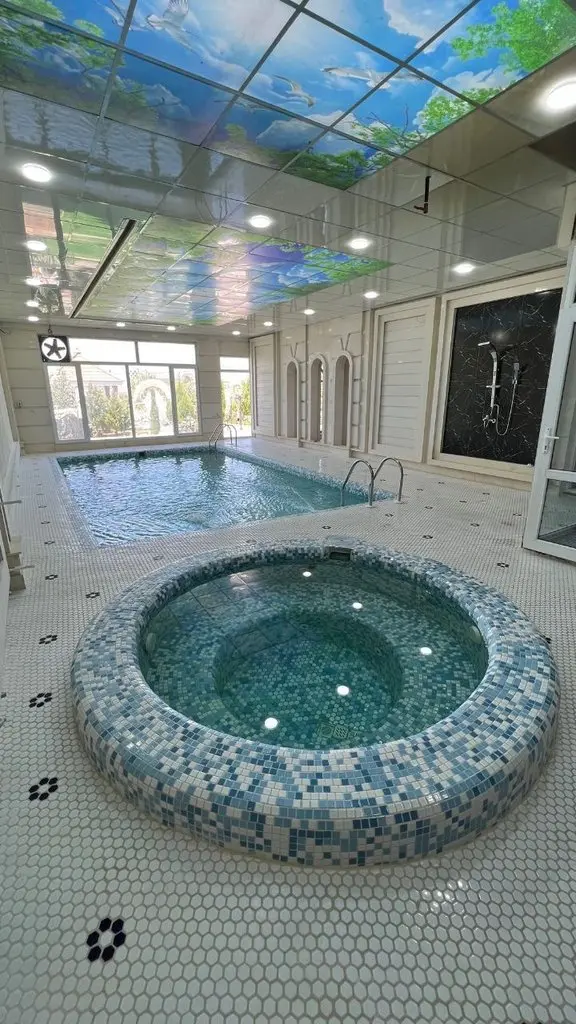 ویلا چهارخوابه استخردار آبگرم عمارت آبشار