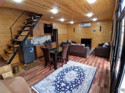 کلبه دوخوابه استخردارآبگرم بهترین