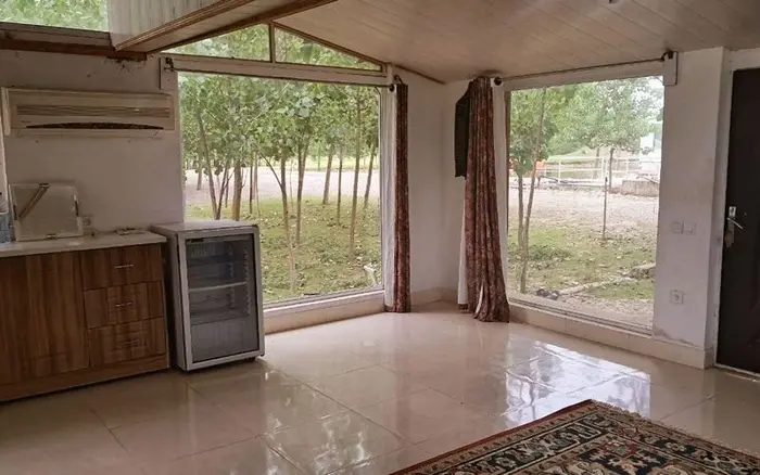 کلبه یک خوابه دوبلکس جنگلی کنار اتاق 102