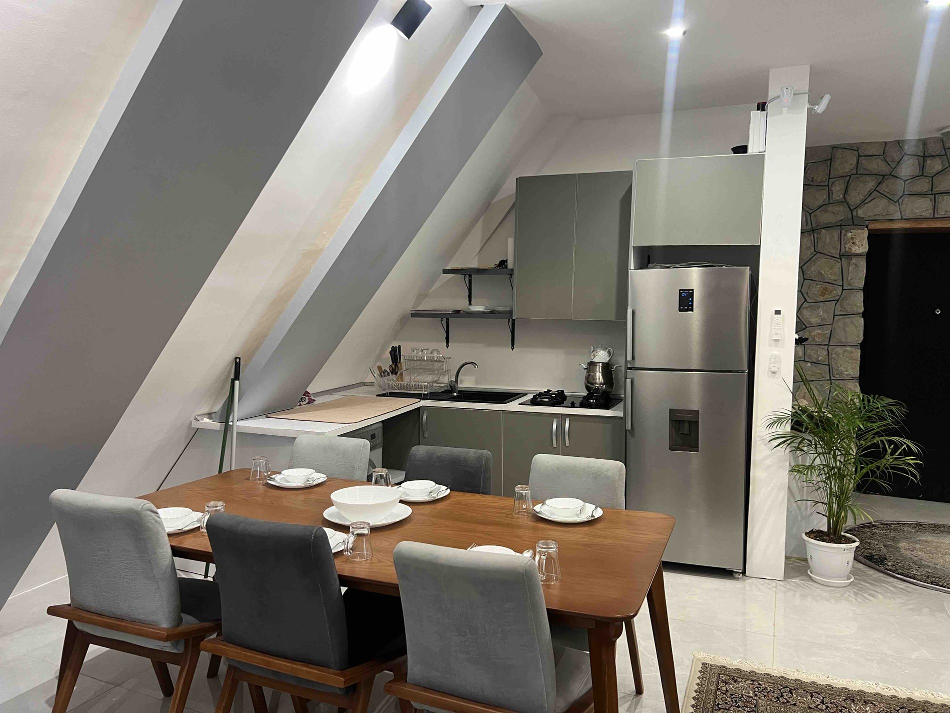 سه خوابه استخردار آبگرم تراس