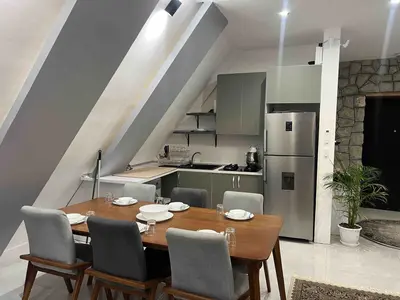 کلبه سه خوابه استخردار آبگرم تراس