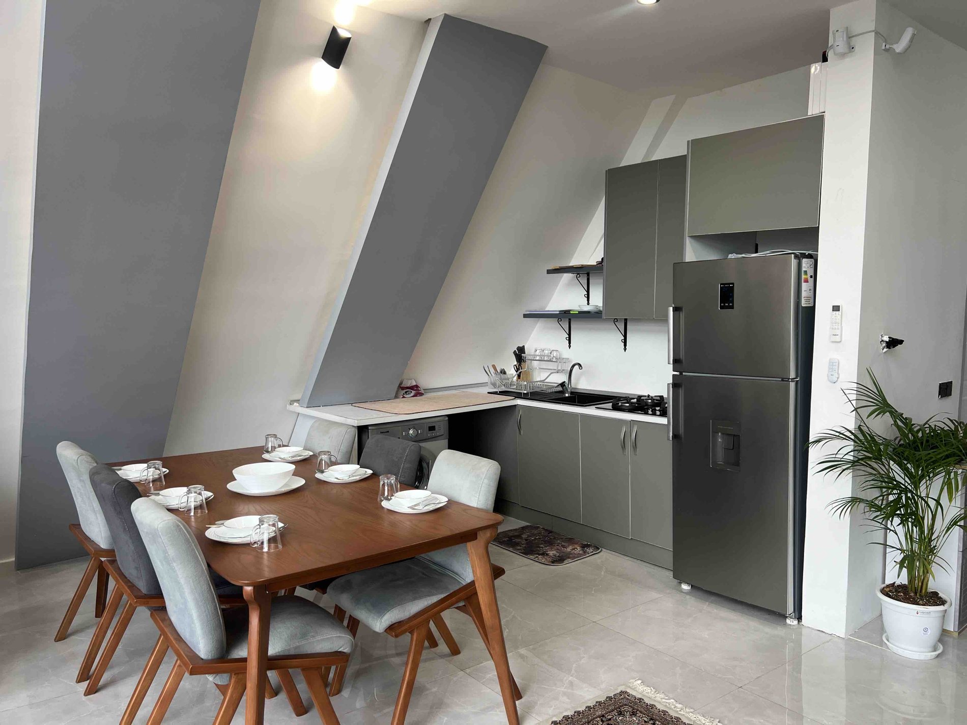 سه خوابه استخردار آبگرم تراس