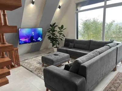 کلبه سه خوابه استخردار آبگرم تراس