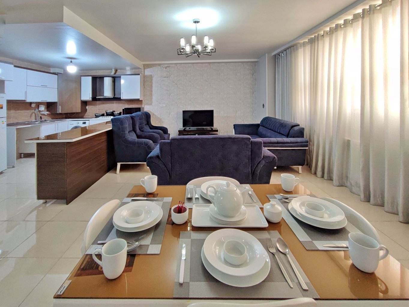 آپارتمان دوخوابه دکتر حسابی واحد ۶