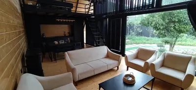 کلبه یک خوابه سوئیسی جکوزی دار منطقه آزاد