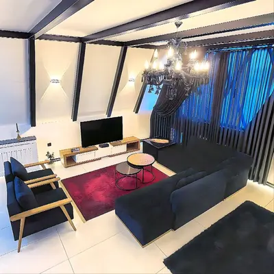 کلبه دوخوابه سوئیسی استخردار آبگرم گل مریم