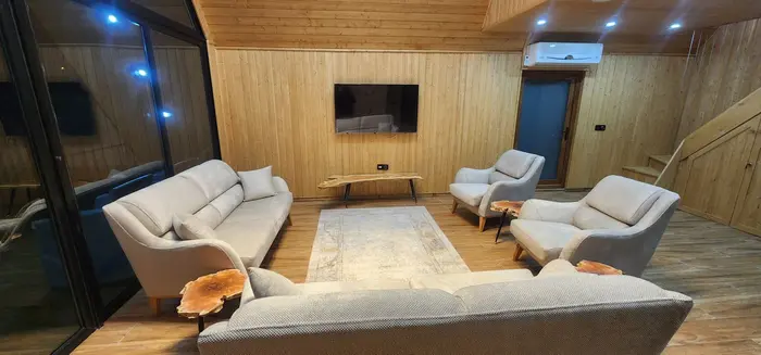 ویلا دوخوابه استخردار آبگرم فنلاندی