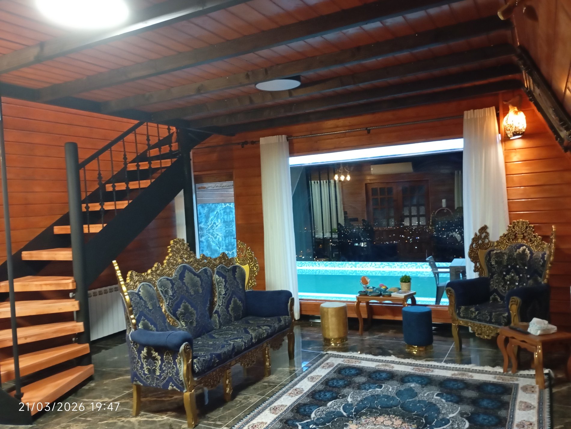 کلبه دوخوابه استخردار آبگرم هخامنش