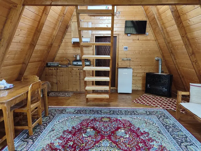 کلبه یک خوابه جنگلی سوئیسی دامون 1