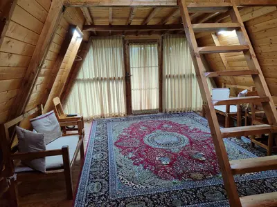 کلبه یک خوابه جنگلی سوئیسی دامون 1