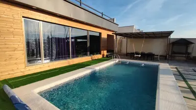 ویلا دوخوابه استخردار آبگرم صدرای فشند