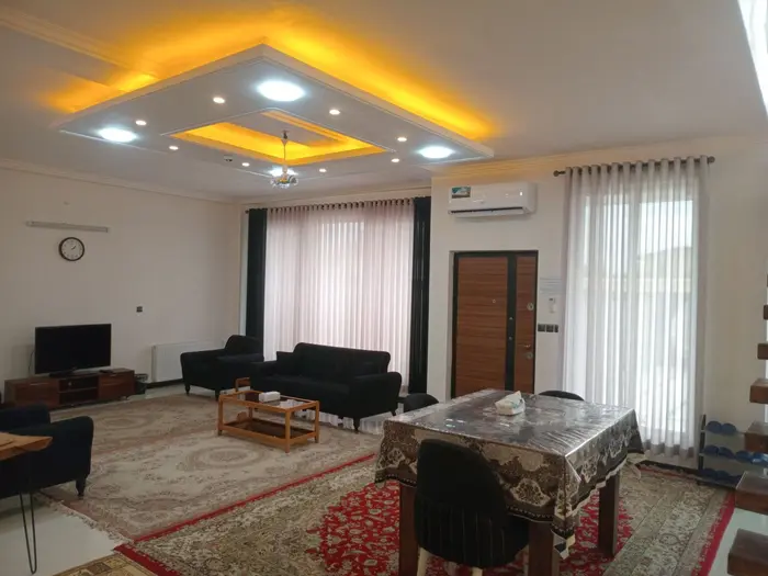 ویلا سه خوابه دوبلکس استخردار آبگرم فدک 1 - پذیرایی