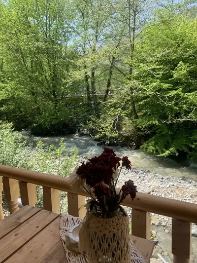 کلبه یک خوابه جنگلی دوبلکس اُم