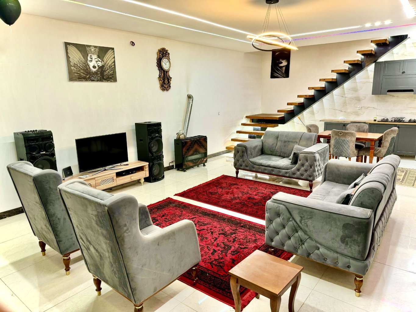 ویلا دوخوابه دوبلکس استخر آبگرم با بیلیارد شاهان 6