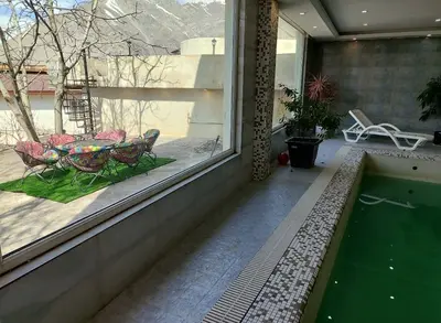 ویلا یک خوابه استخردار آبگرم امامه