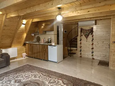 کلبه یک خوابه دوبلکس سوئیسی باغ معروف