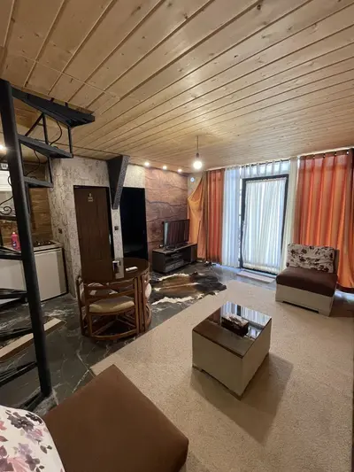 کلبه دوخوابه سوییسی سبز