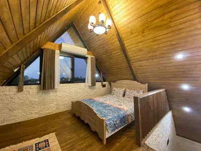 کلبه دوخوابه سوئیسی جکوزی دار گل نارنج