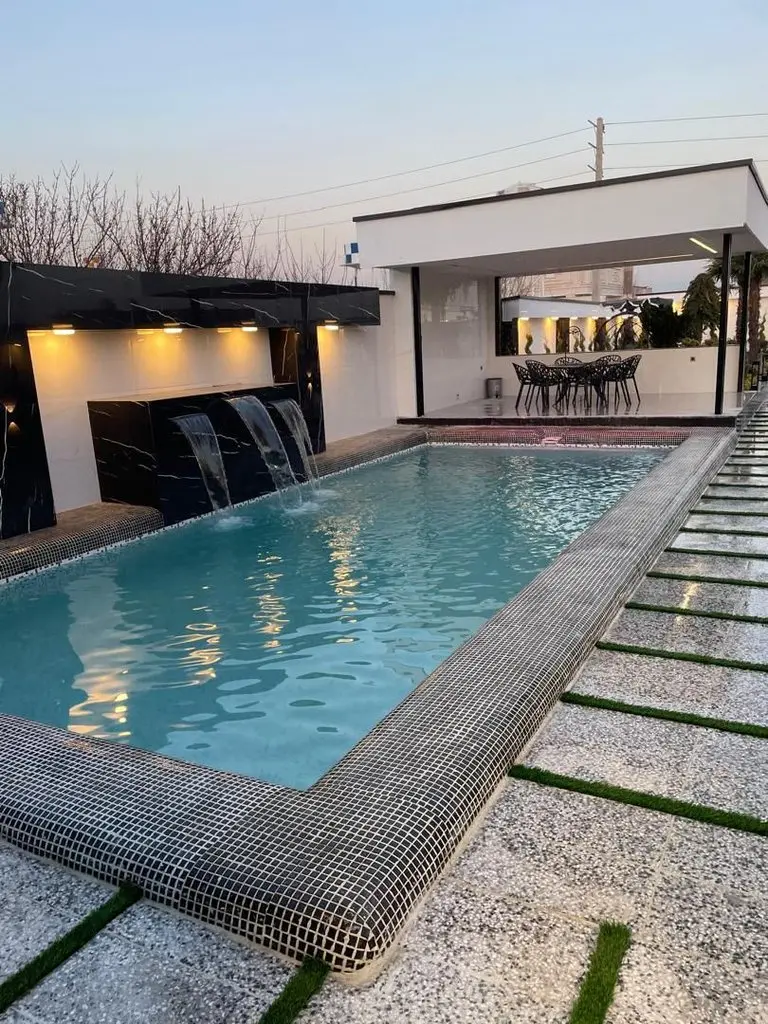 ویلا سه خوابه استخردار آبگرم خوبان