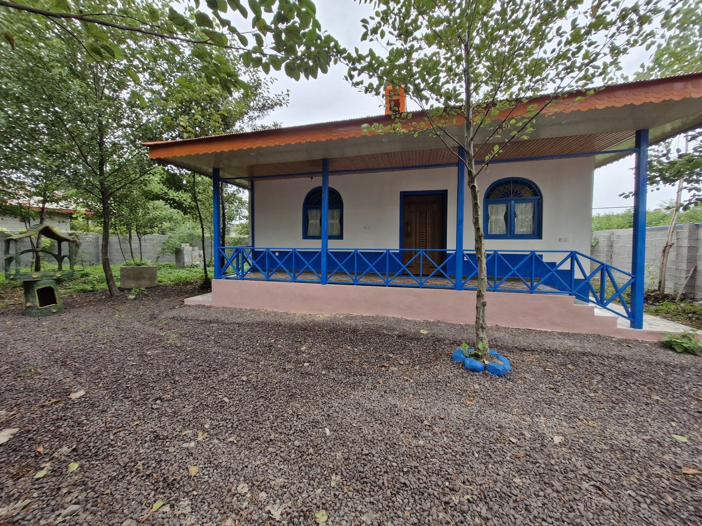 کلبه یک خوابه روستایی باران